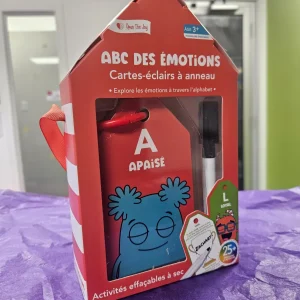 ABC des émotions - Cartes-éclairs à anneau