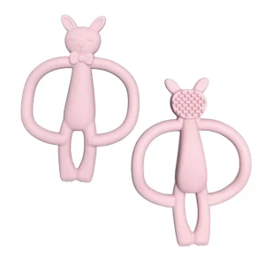 236735B7-CD36-4AA1-AFF8-2A0E53A9A22D.jpgv1718035684 Jouet de dentition - Lapin rose
