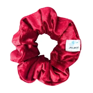 42CDC62E-02F5-4EA2-ABB0-2D4A7BC52C6C.jpgv1701375718 Chouchou élastique pour cheveux - Velours rouge moiré