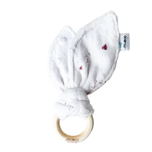 520D323C-AD13-4745-ABF3-FEEFB287EA89.jpgv1707251715 Anneau de dentition bois oreille de lapin - Coeur rouges