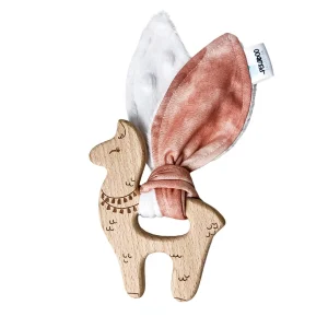 635078AC-85D2-4A8C-8321-917FC3476BA6.jpgv1707253207 Anneau de dentition bois oreille de lapin - Marbré rose