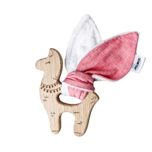 78ECF51A-67E4-4EE6-8FA7-4E5D89F74DF6.jpgv1707253076 Anneau de dentition bois oreille de lapin - Motif ligne rose