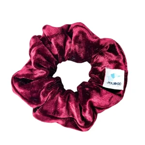CFFF572D-647F-4C4D-9525-AB2729018087.jpgv1701375737 Chouchou élastique pour cheveux - Velours moiré rouge vin