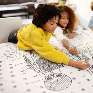 Nappe à colorier BiMoo - Corps Humain - 45'' x 45''