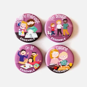 4 aimants - Nos défis ensemble