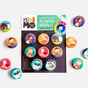 8 aimants - Ma journée illustrée