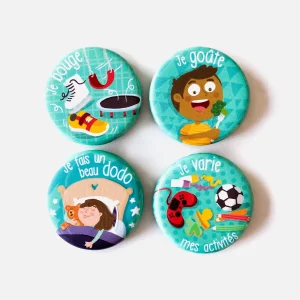 4 aimants-Je prends soin de moi