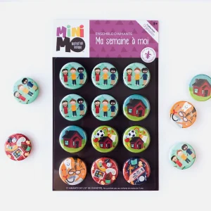 12 aimants - Ma semaine à moi