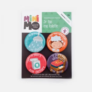 4 aimants - Je fais ma toilette