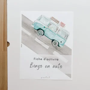 Activité à télécharger - Bingo en auto