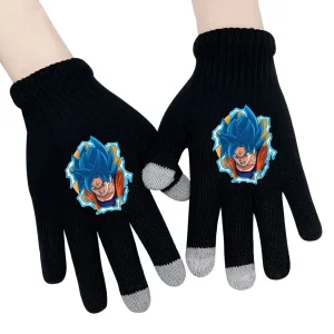 Gants Dragon Ball Super Goku Blue