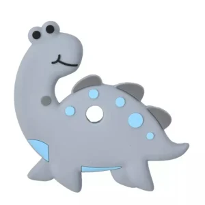 image_94acea6a-fd5b-48cf-a218-ac98d485c78a.jpgv1648471484 Jouet de dentition - Dino joyeux gris et bleu