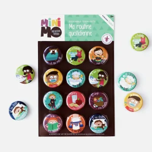 12 aimants - Ma routine quotidienne