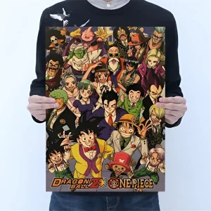 Poster Dragon Ball Z One Piece