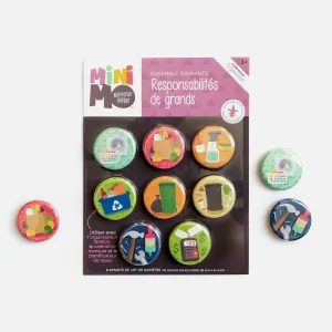 8 aimants - Responsabilités de grands