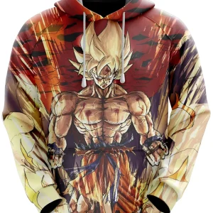 Sweat Dragon Ball Z Goku Transformation