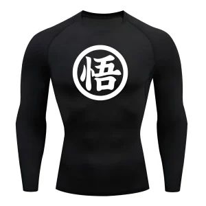 T-Shirt Compression Long Kanji Go
