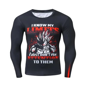 T-Shirt Compression Long Majin Vegeta