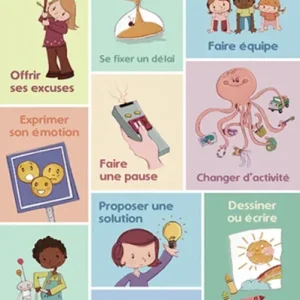 Affiche psychoéducative - Des solutions aux conflits